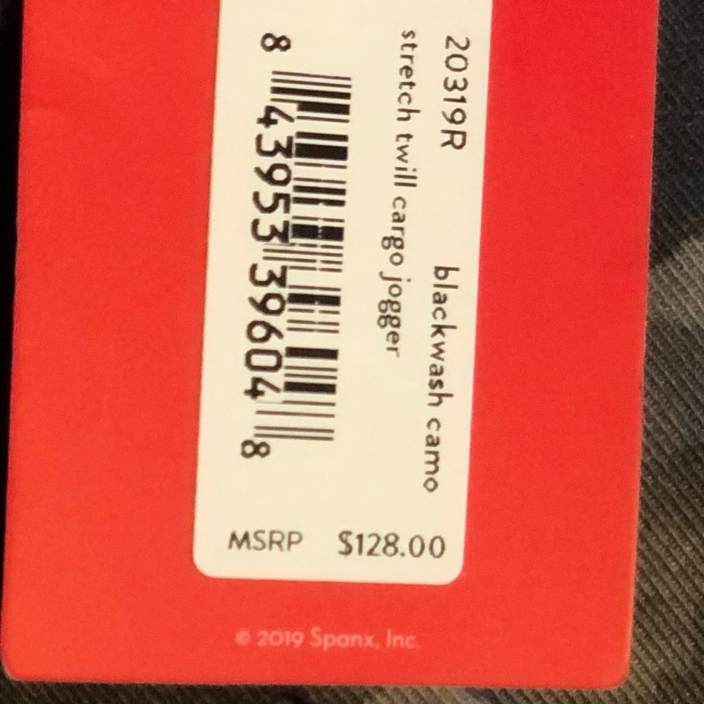 Spanx Stretch Twill Cargo Jogger ~ Blackwash Camo ~ NWT! Size:Various - Picture 15 of 16